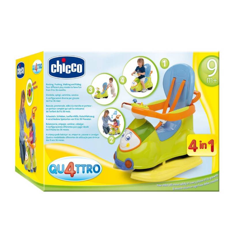 CHICCO 6070320 CAVALCABILE 4 IN 1 VERDE