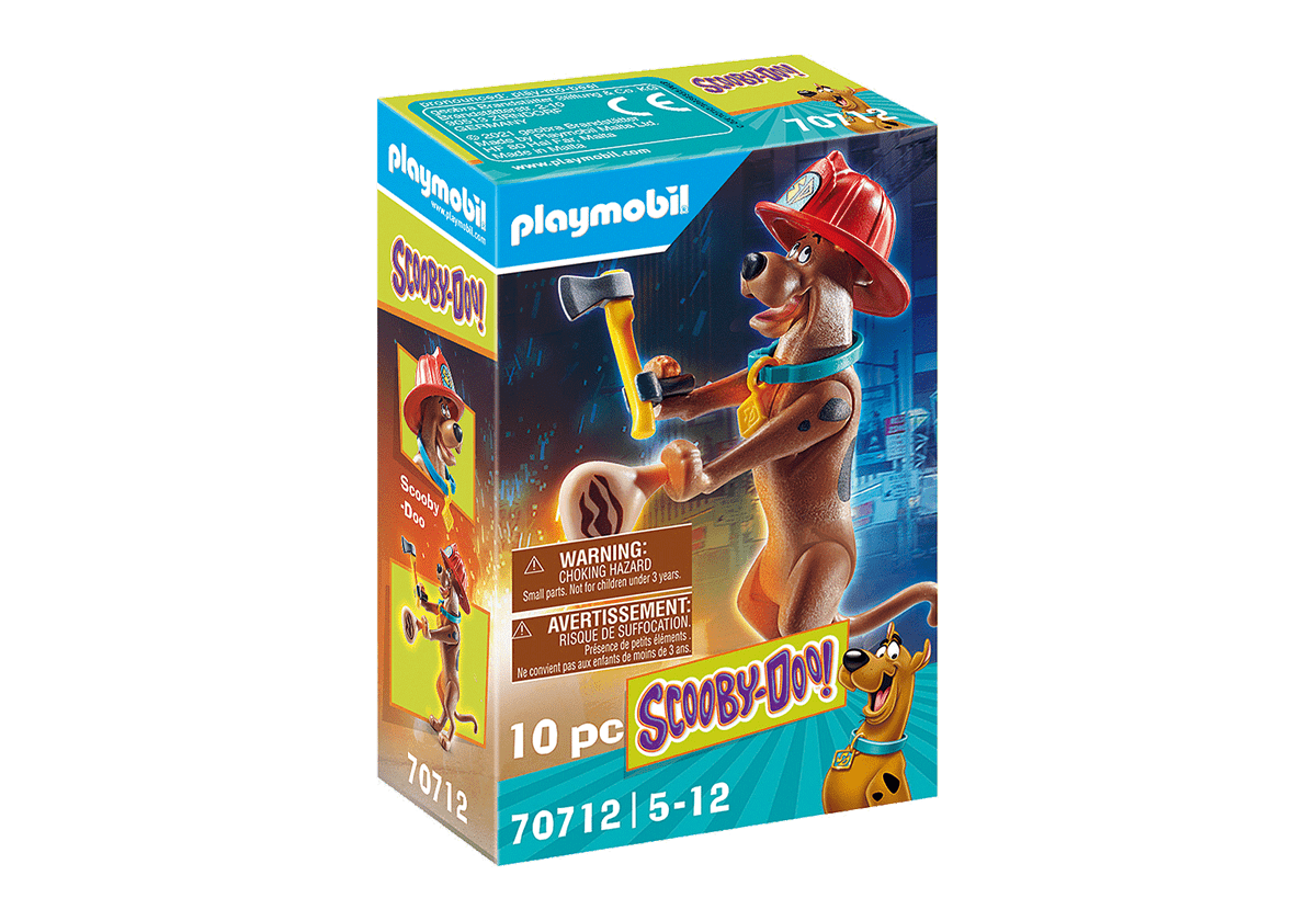 PLAYMOBIL 70712 SCOOBY DOO SCOOBY VIGILE DEL FUOCO