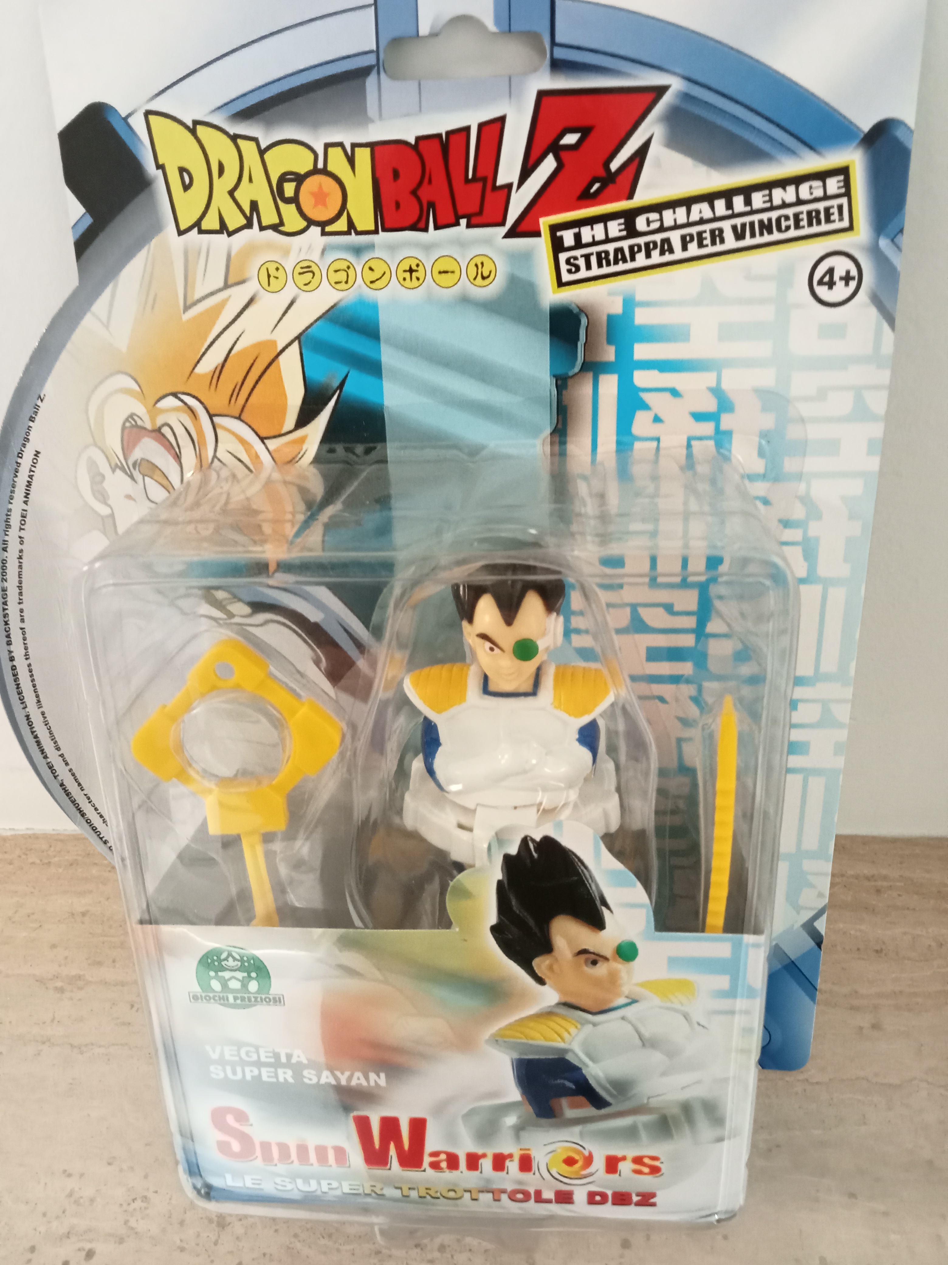 GIOCHI PREZIOSI 00443 DRAGON BALL VEGETA SPIN WARRIOR