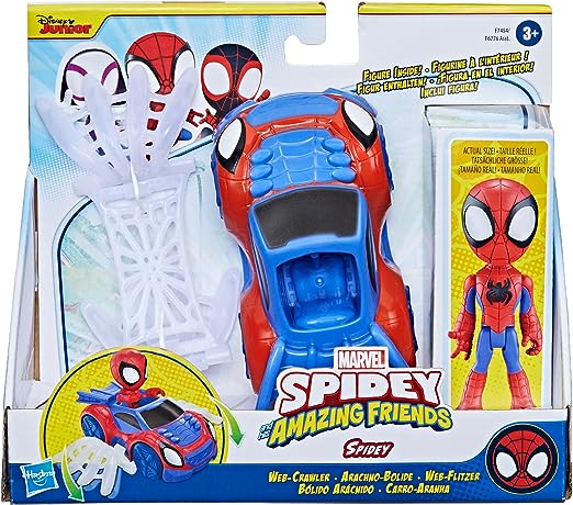 HASBRO F74545 SPIDEY VEICOLO CON PERSONAGGIO E ACCESSORIO