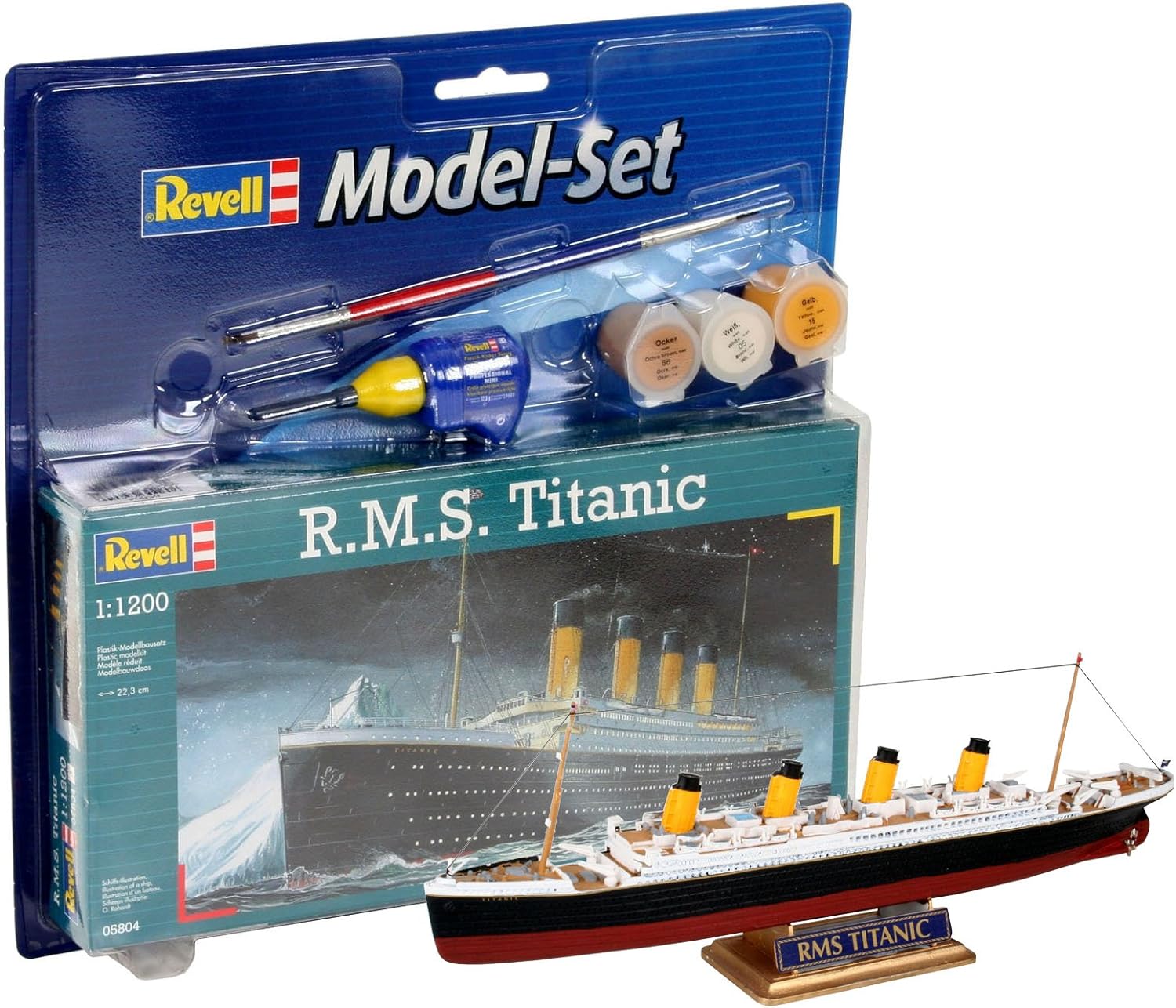 REVELL 65804 KIT DI MONTAGGIO R.M.S. TITANIC SCALA 1/1200