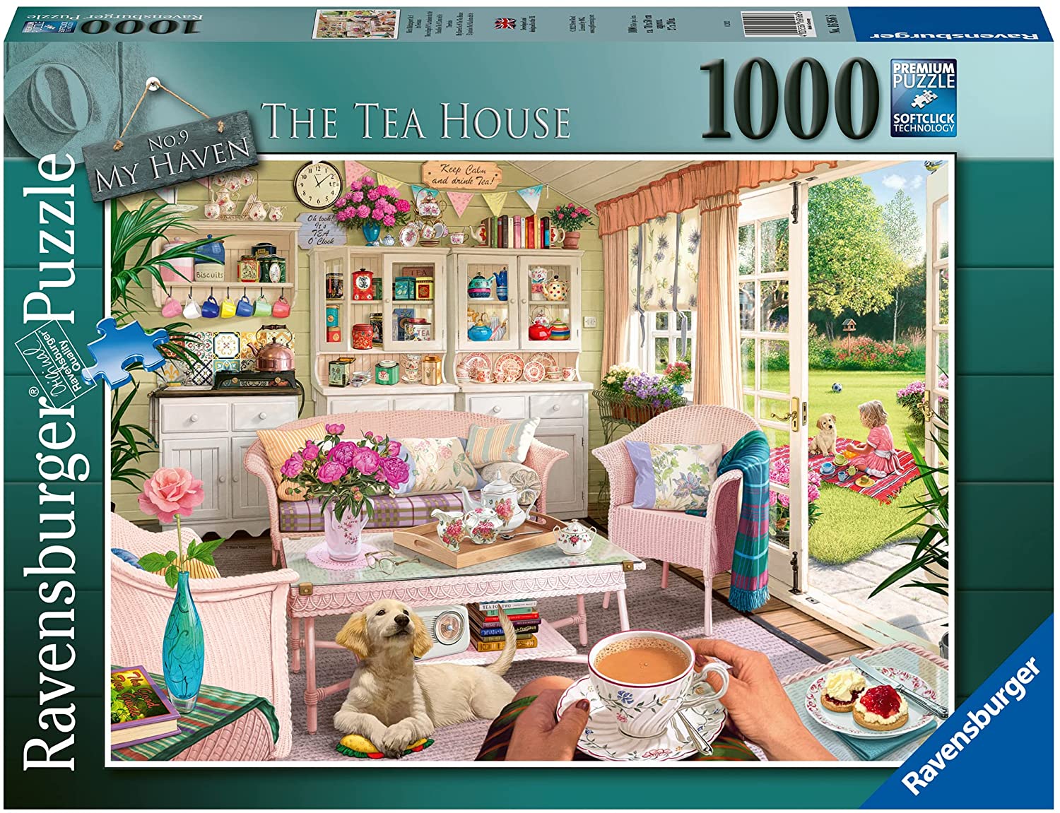 RAVENSBURGER 16956 PUZZLE DA 1000 PZ. L'ORA DEL TE