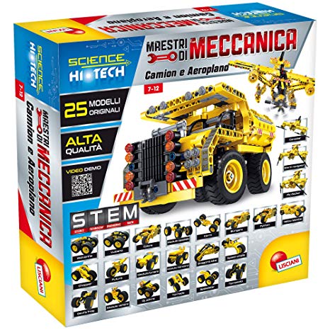 LISCIANI 68586 SCIENZA HI TECH STEM TECHNICS EVOLUTION VEHICLES 25 IN 1