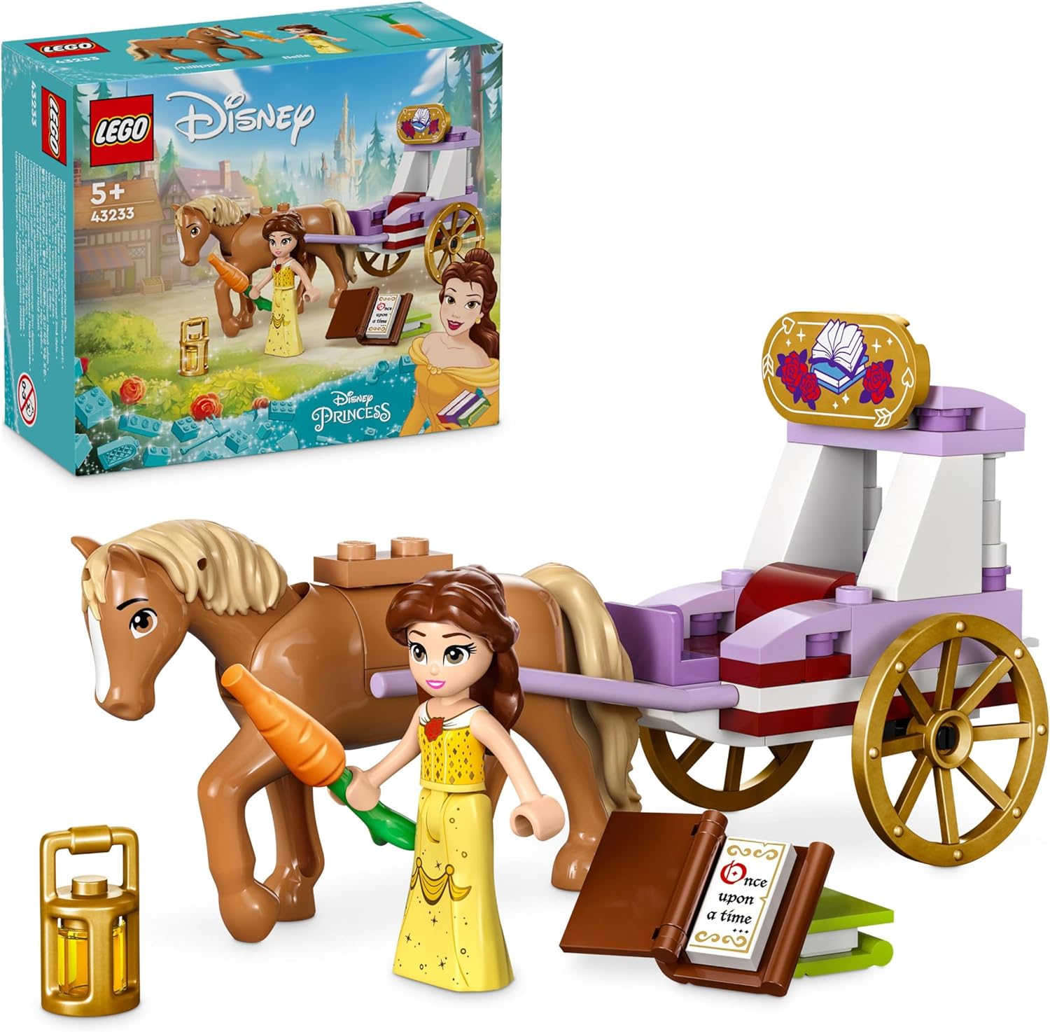 LEGO 43233 LA CARROZZA DEI CAVALLI DI BELLE DISNEY PRINCESS