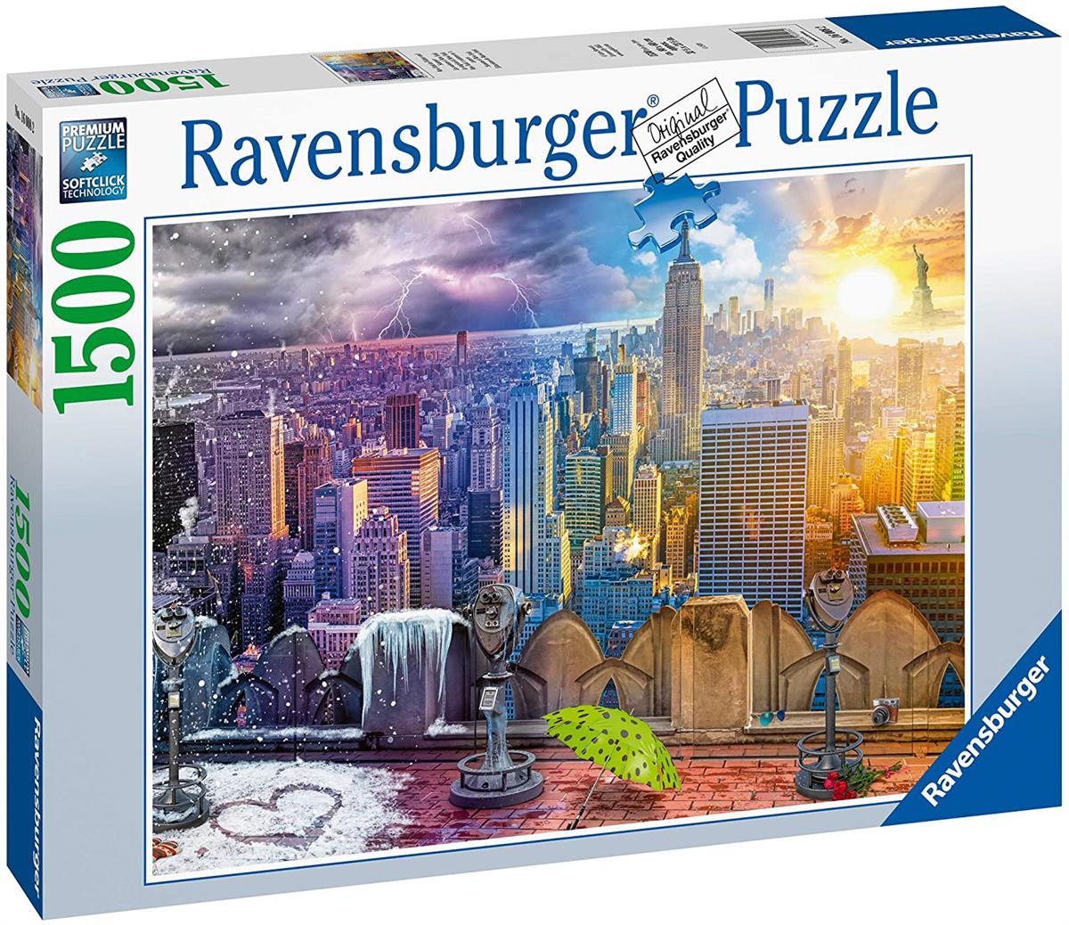 RAVENSBURGER 16008 PUZZLE DA 1500 PZ. LE STAGIONI A NEW TORK