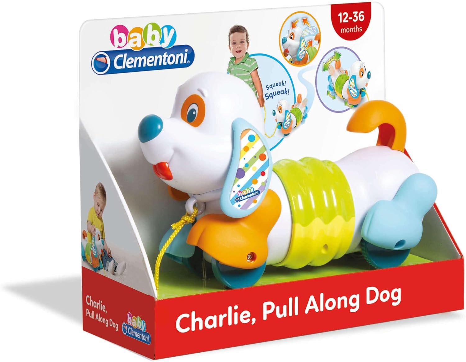 CLEMENTONI 17262 CHARLIE CAGNOLINO TRAINABILE