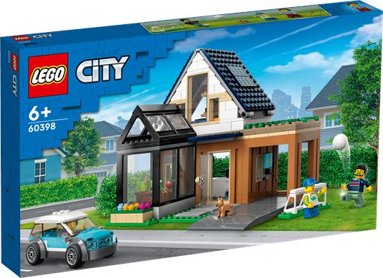 LEGO 60398 VILLETTA FAMILIARE E AUTO ELETTRICA CITY