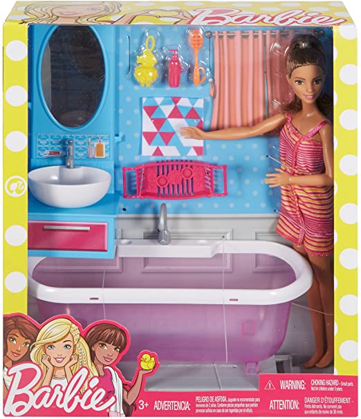 MATTEL DVX51 BARBIE VASCA DA  BAGNO