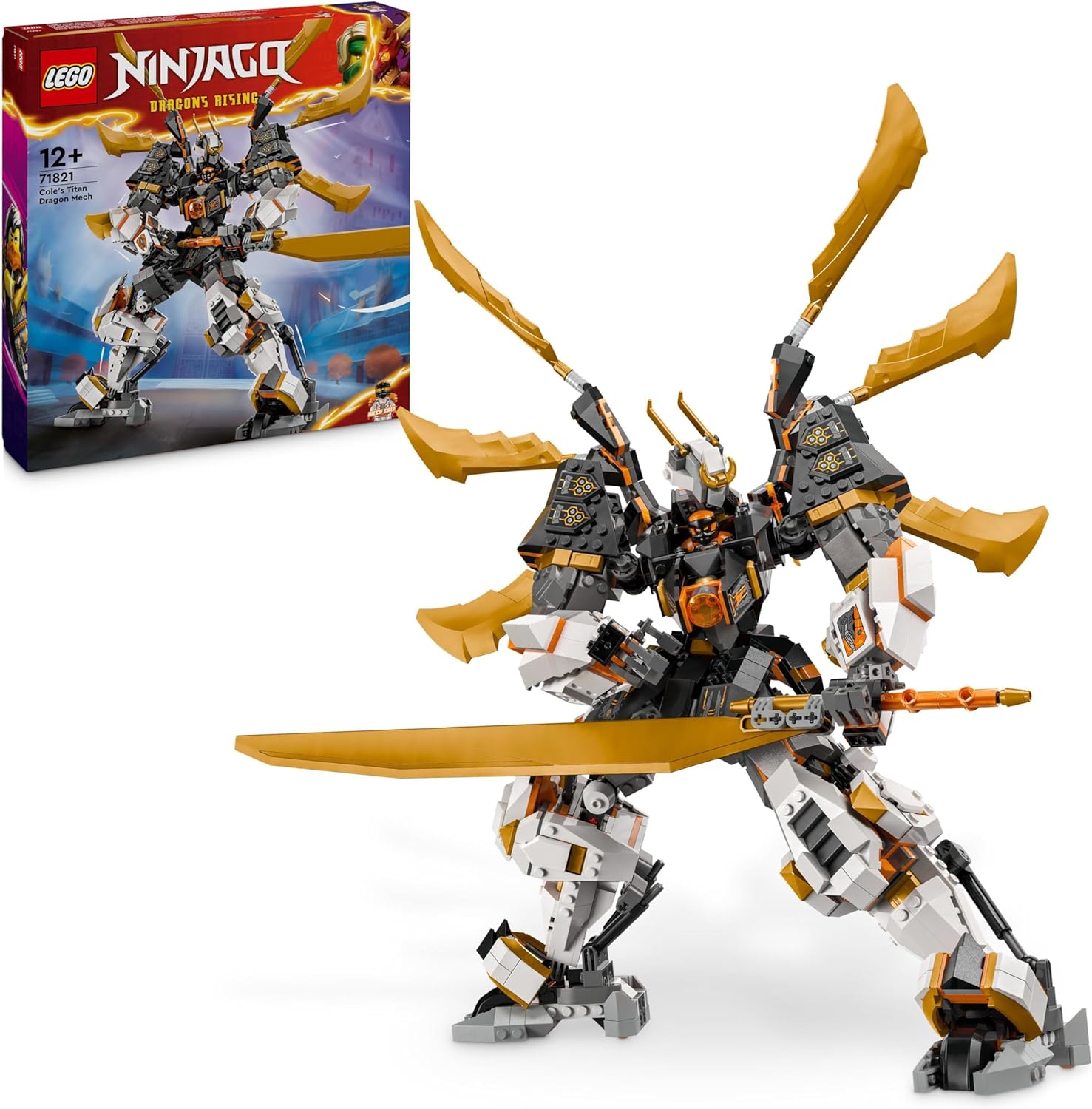 LEGO 71821 MECH DRAGO TITANIO DI COLE NINJAGO