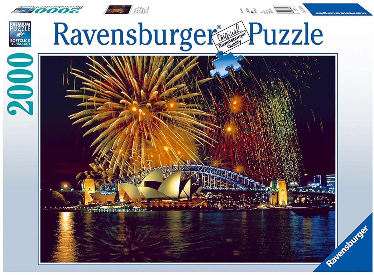 RAVENSBURGER 16622 PUZZLE DA 2000 PZ. FUCHI D'ARTIFICIO A SIDNEY