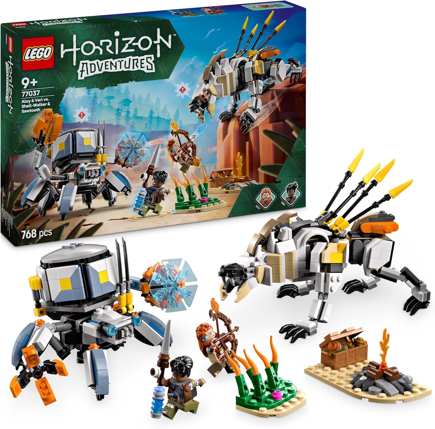 LEGO 77037 ALOY E CARL CONTRO ARCAPODE E SECODONTE  HORIZON