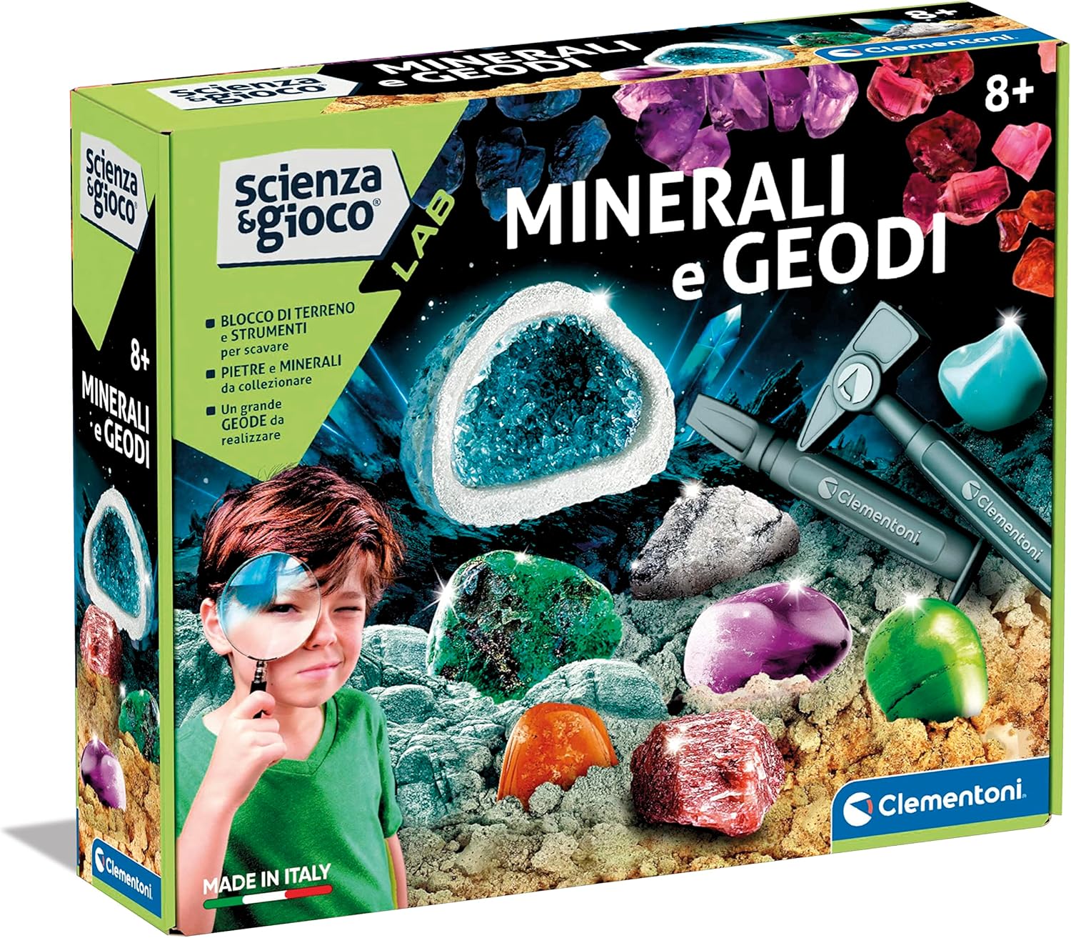CLEMENTONI 19350 MINERALI E GEODI