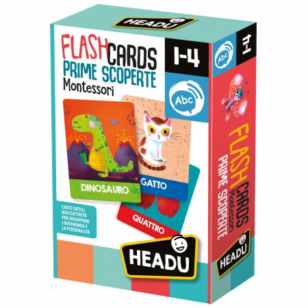 HEADU IT23097 FLASHCARDS MONTESSORI PRIME SCOPERTE