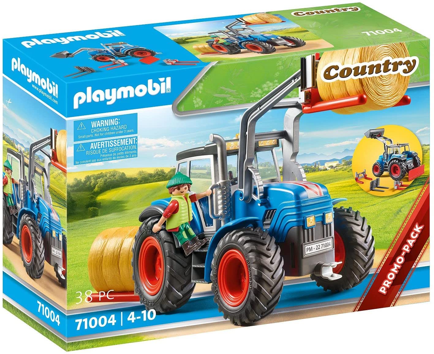 PLAYMOBIL 71004 GRANDE TRATTORE CON ACCESSORI