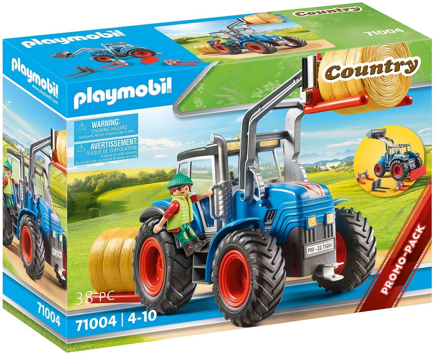 PLAYMOBIL 71004 GRANDE TRATTORE CON ACCESSORI