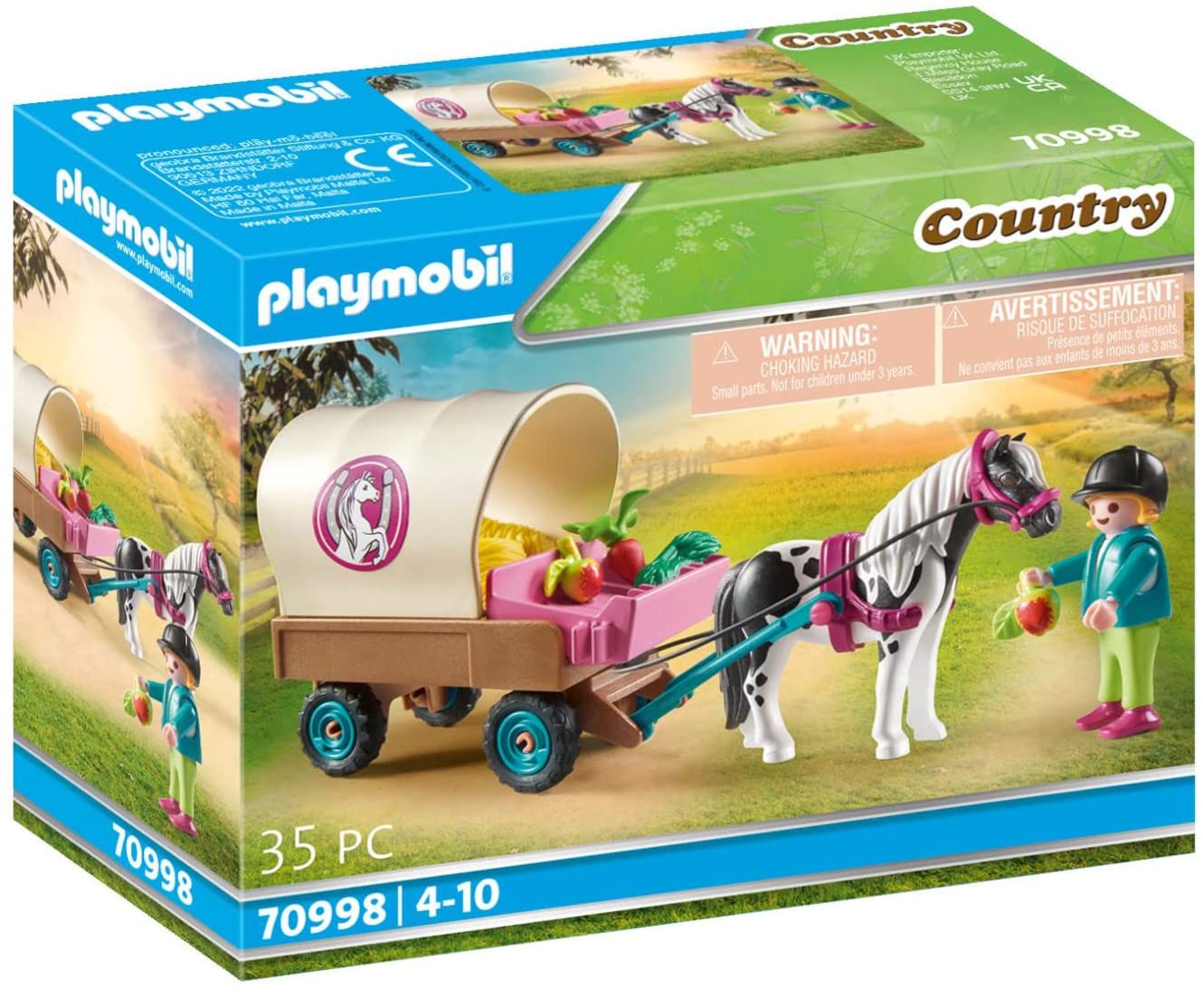 PLAYMOBIL 70998 CARROZZA CON PONY