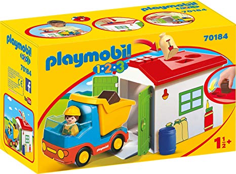 PLAYMOBIL 70184 CAMION CON CASSONE 1,2,3