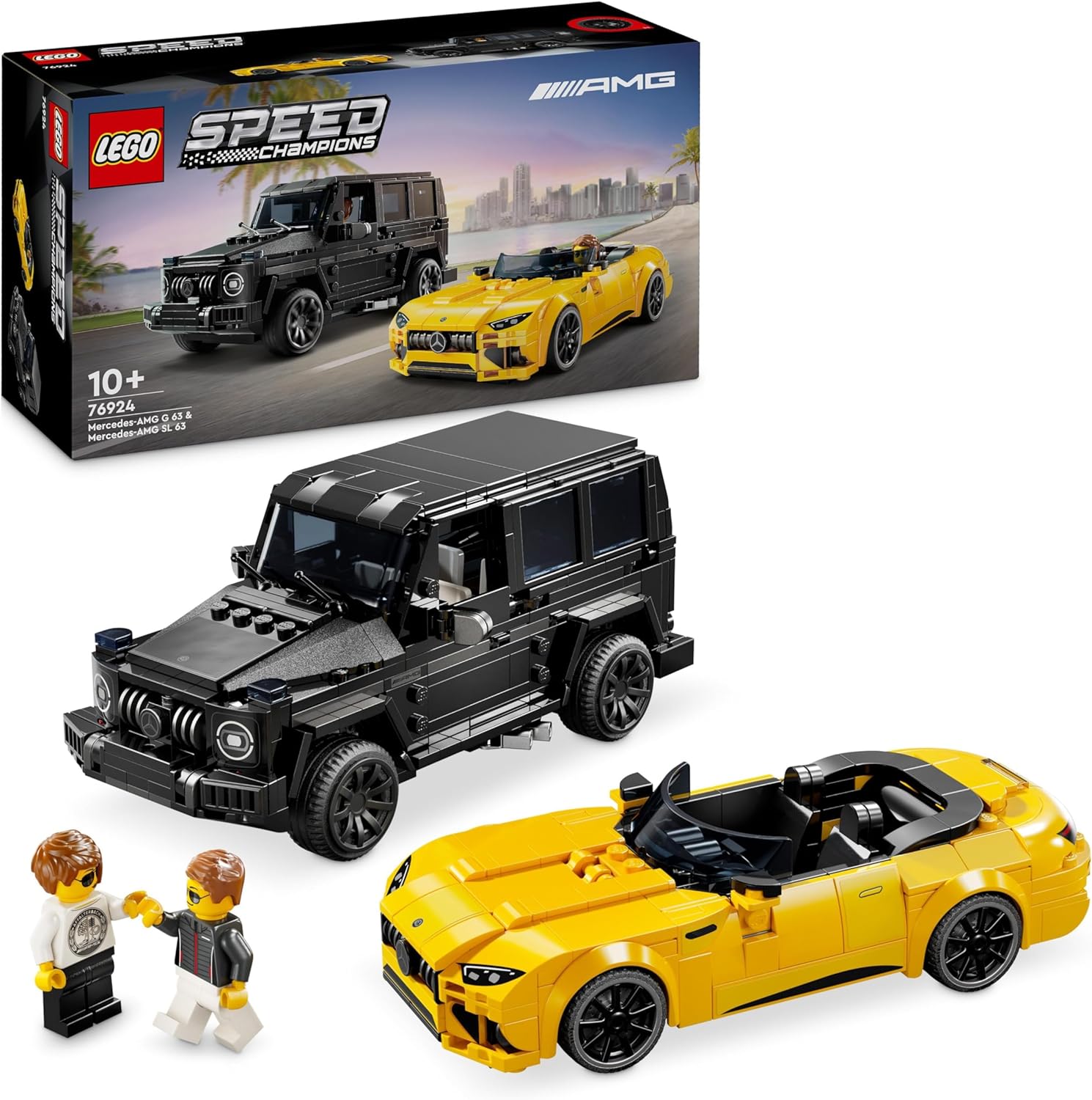 LEGO 76924 MERCEDES AMG G 63 E MERCEDES AMG SL 63 SPEED CHAMPION