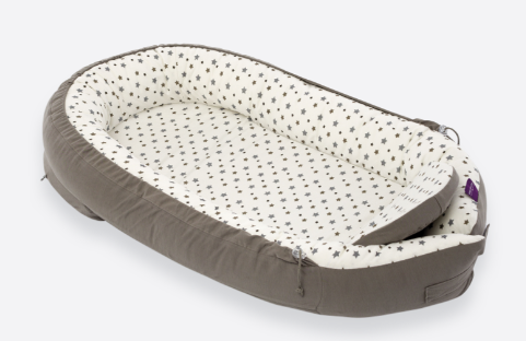 TRAUM T100502 BABY NEST PREMIUM GREY STARS