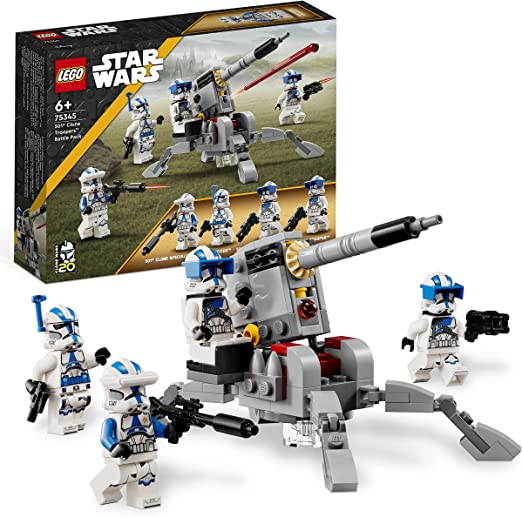 LEGO 75345 BATTLE PACK CLONE TROOPERS MEGIONE 501 STAR WARS