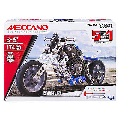 SPINMASTER 6036044 MECCANO MULTI MODELLO DA 5 - MOTOCICLETTA