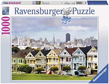 RAVENSBURGER 19365 PUZZLE DA 1000 PZ. PAINTED LADIES SAN FRANCISCO