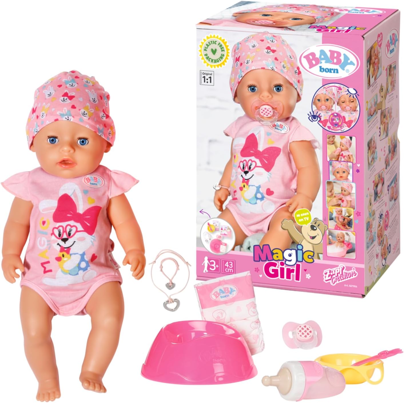 MGA 835005 BABY BORN MAGIC GIRL CM.43