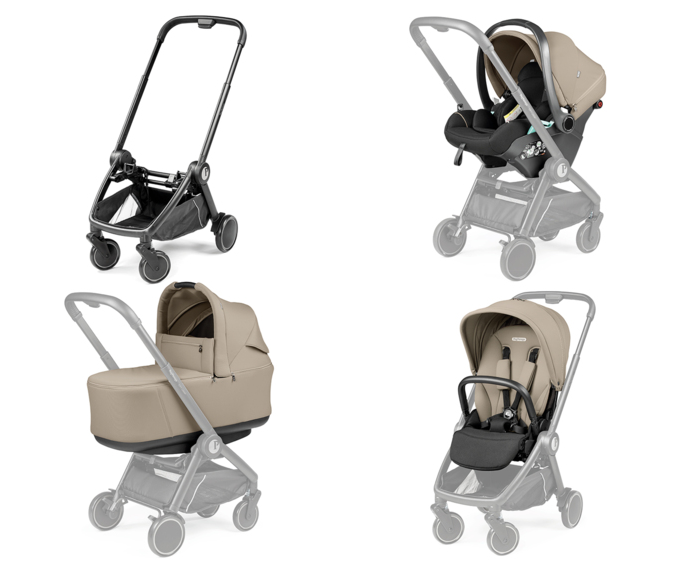 PEG PEREGO TRIO CITY LOOP LOUNGE VANILLA  BLEND