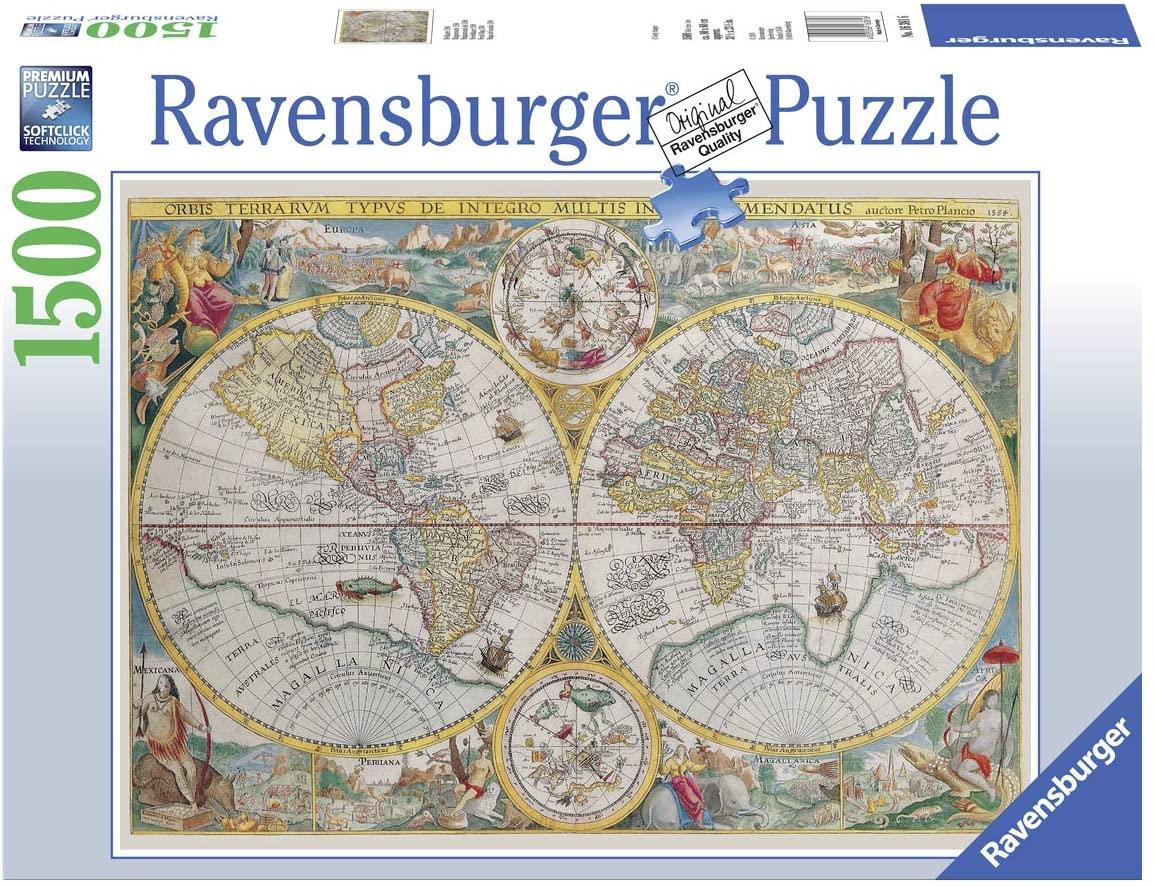 RAVENSBURGER 16381 PUZZLE DA 1500 PZ. MAPPAMONDO DEL 1594