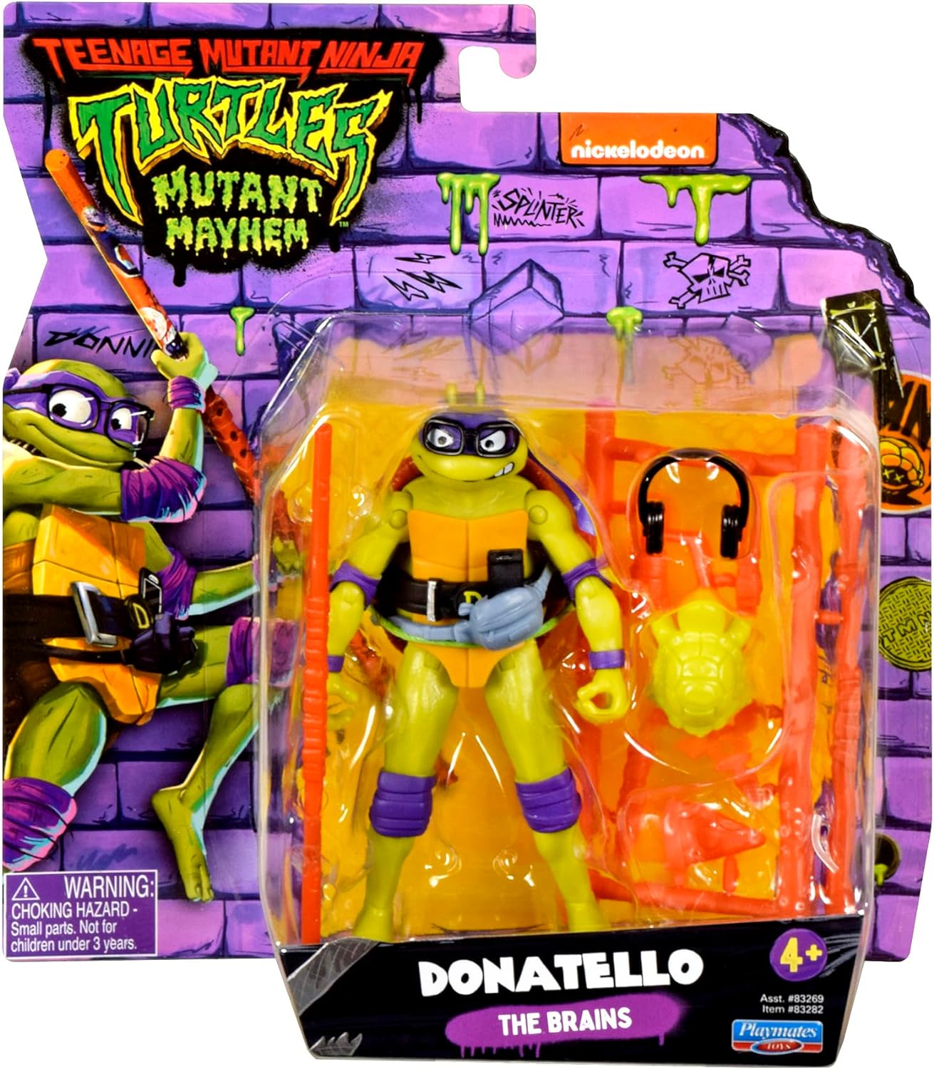 GIOCHI PREZIOSI 83282 TURLTES MUTANT NINJA DONATELLO