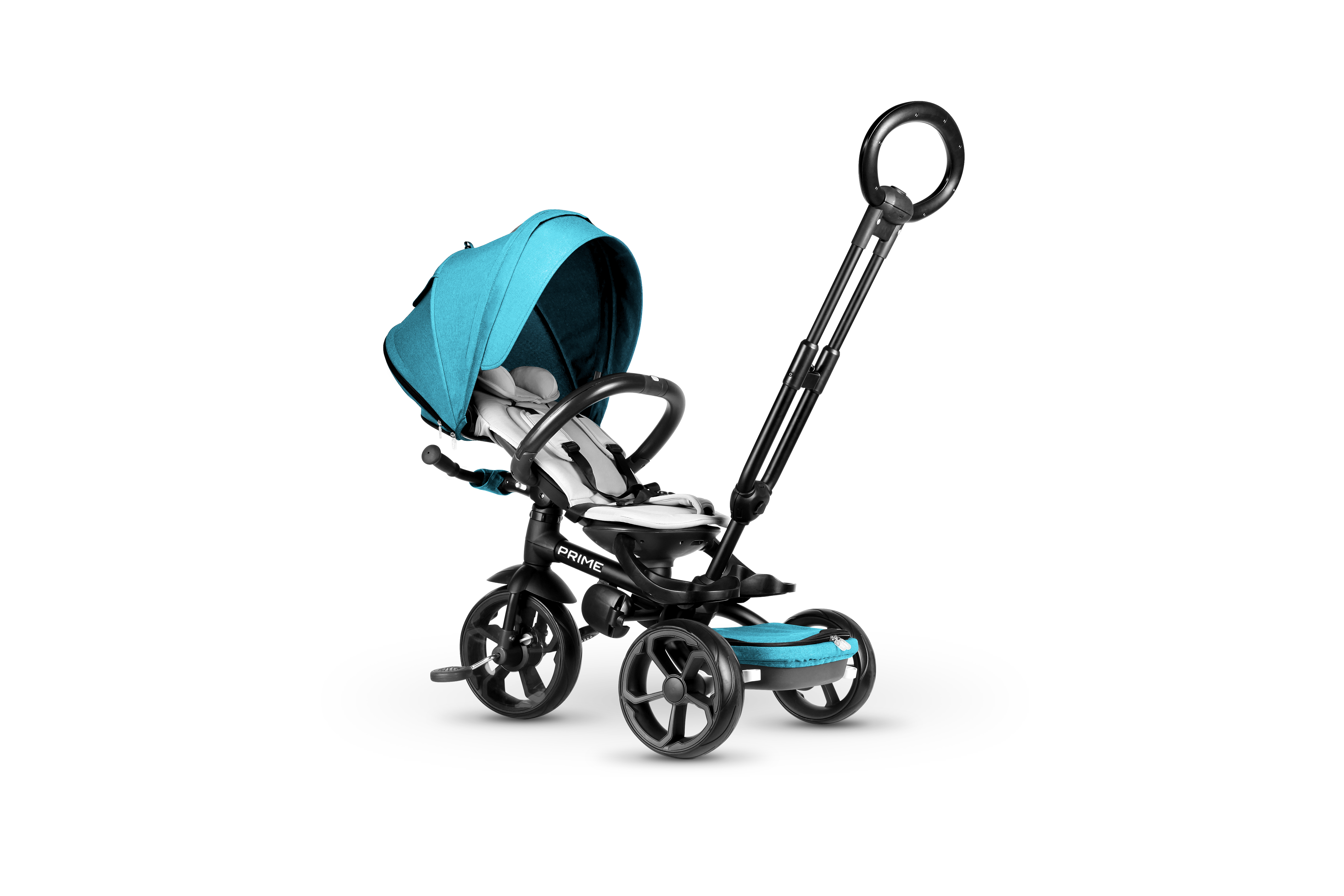 REAL BABY QP10002 TRICICLO PRIME AZZURRO 6+ IN 1