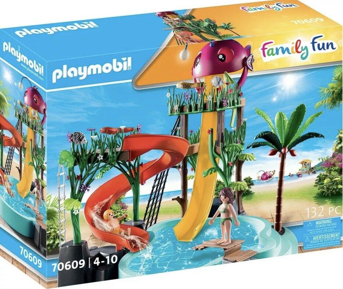 PLAYMOBIL 70609 PARCO ACQUATICO CON SCIVOLI