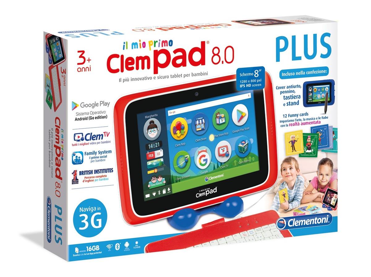 CLEMENTONI 16615 IL MIO PRIMO CLEMPAD 8.0 PLUS ANNI 3+