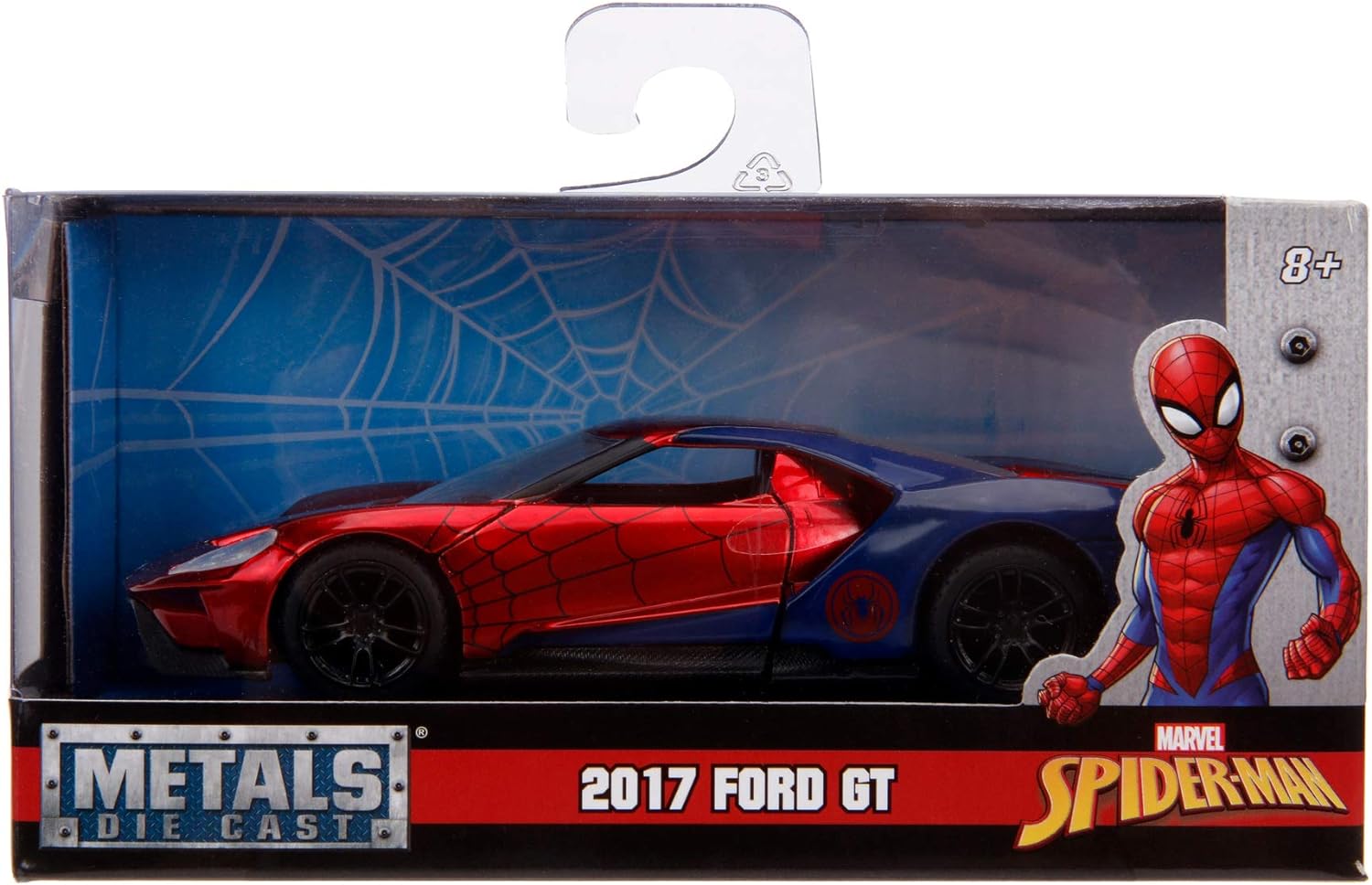 JADA 253222002 AUTO MARVEL SPIDERMAN FORD GT SCALA 1/32