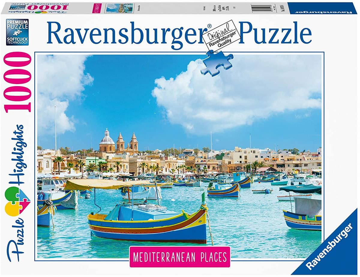 RAVENSBURGER 14978 PUZZLE DA 1000 PZ. MEDITERRANEAN MALTA