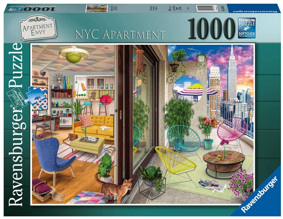 RAVENSBURGER 16545 PUZZLE DA 1000 PZ. APPARTAMENT A NEW YORK