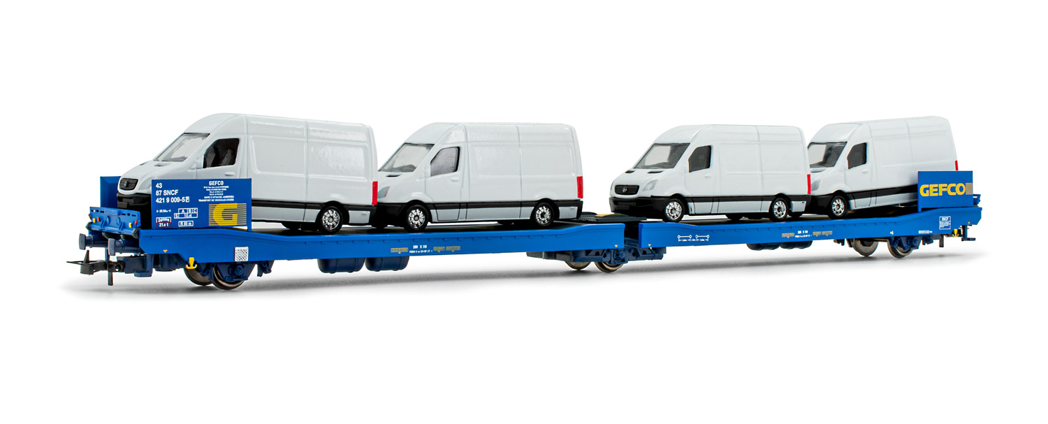 ELECTROTREN E6546 GEFCO CARRI PIANALE CON CARICO