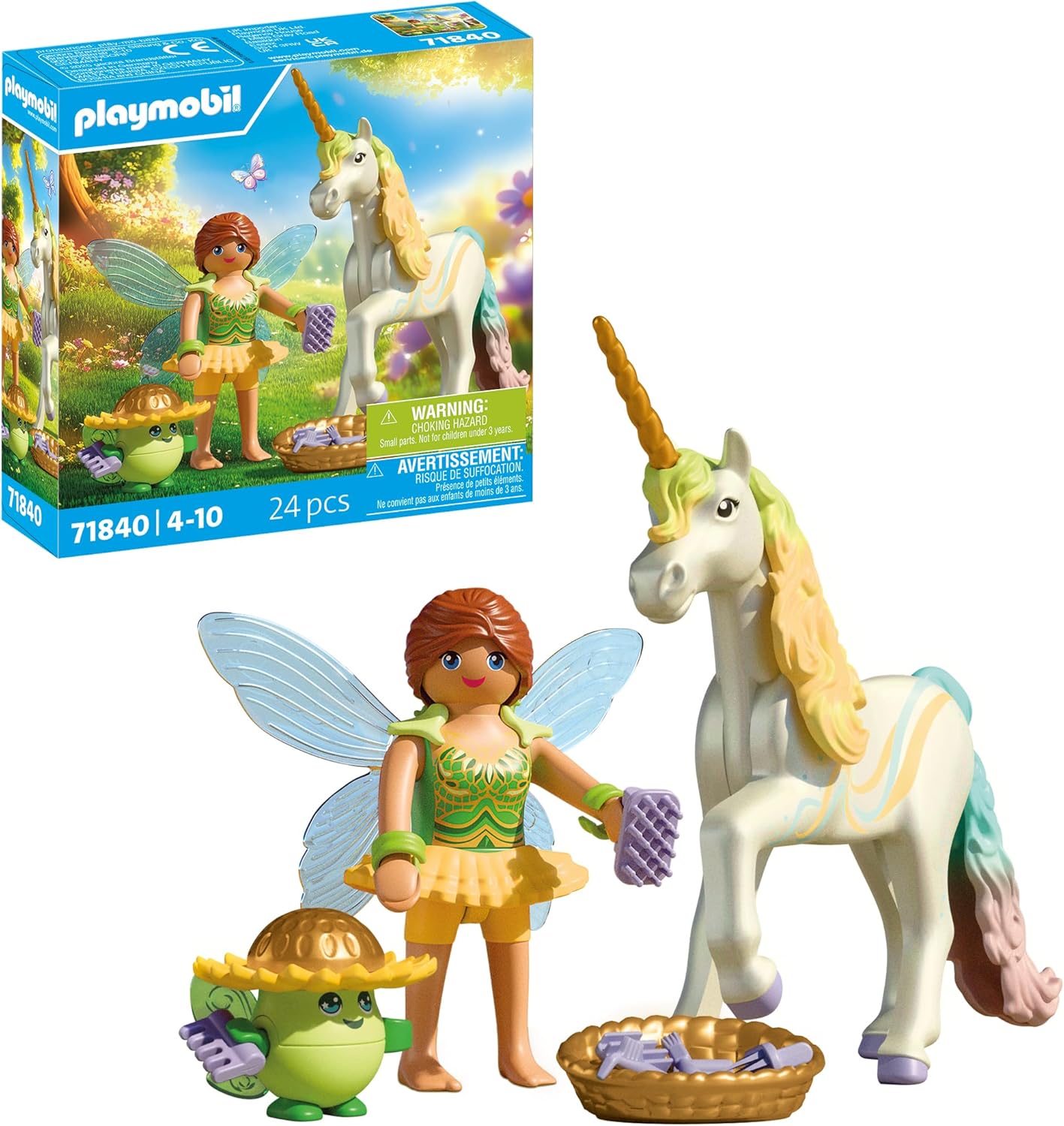 PLAYMOBIL 71840 UNICORN ARCOBALENO CON FATA