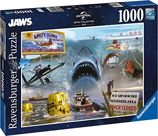 RAVENSBURGER 17450 PUZZLE DA 1000 PZ. JAWS