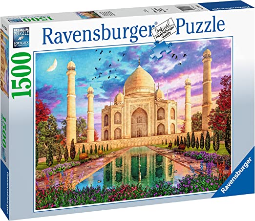 RAVENSBURGER 17438 PUZZLE DA 1500 PZ. MAESTOSO TAJ MAHAL