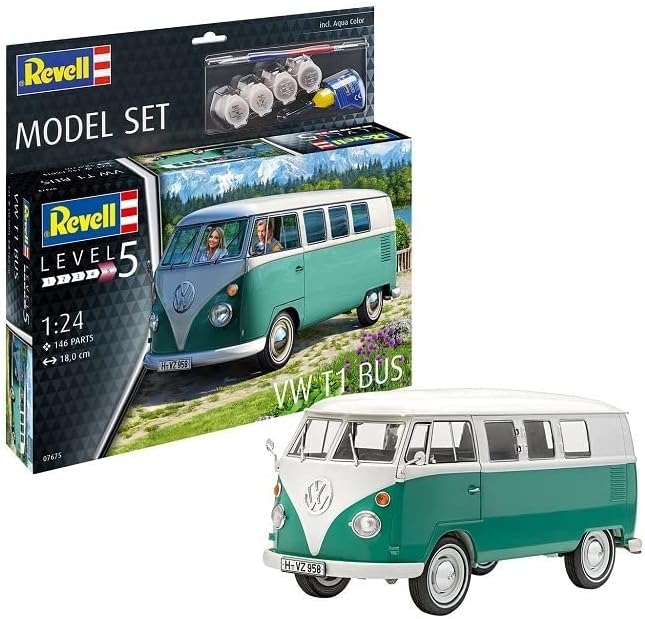 REVELL 67675 KIT DI MOTNAGGIO VW t1 BUS SCALA 1/24