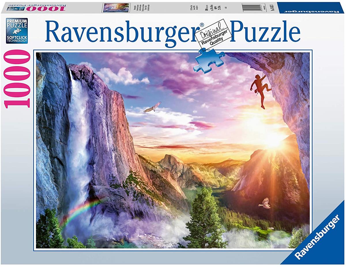 RAVENSBURGER 16452 PUZZLE DA 1000 PZ. LA FELICITA' DELLO SCALATORE