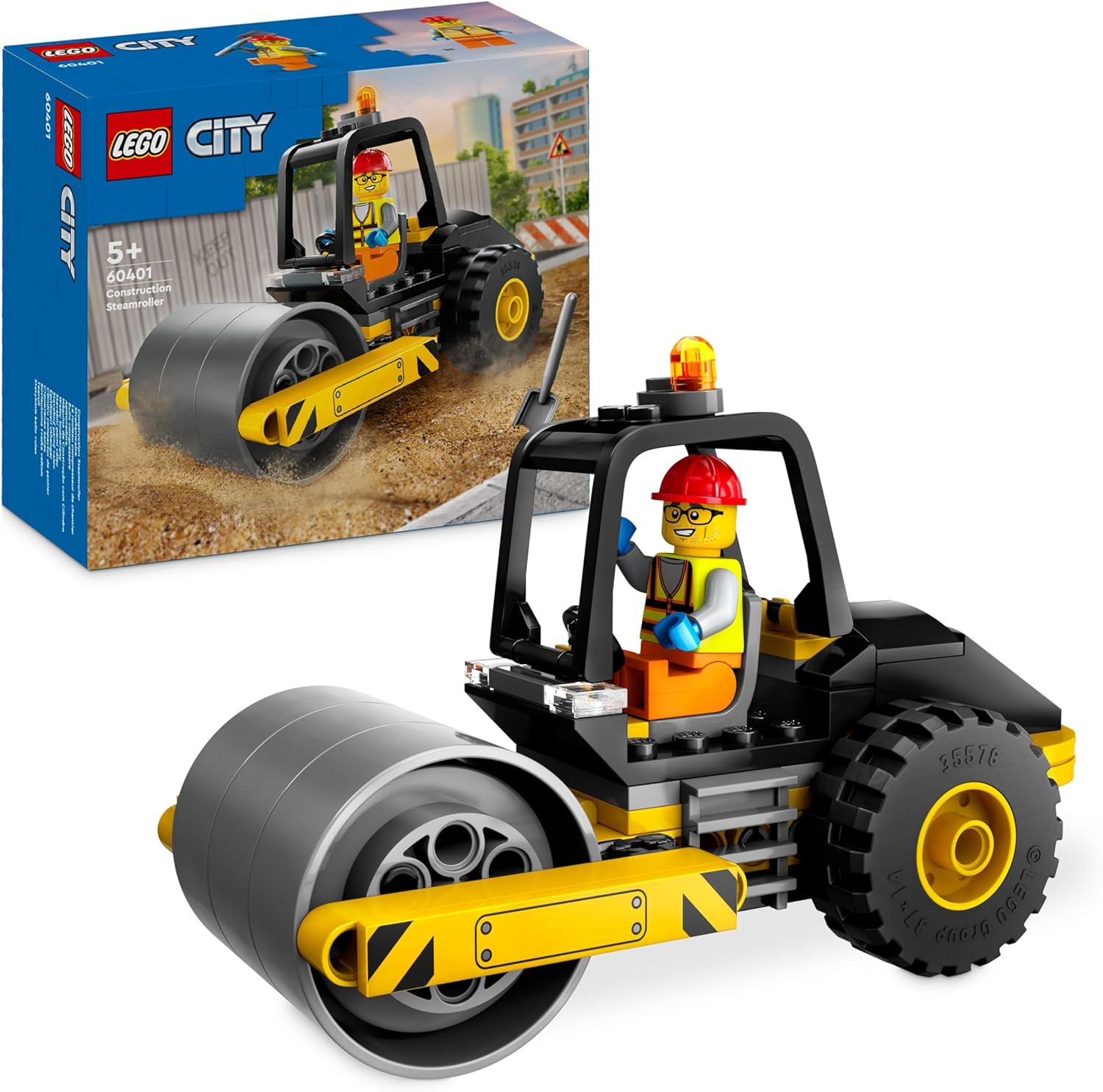 LEGO 60401 RULLO COMPRESSORE CITY