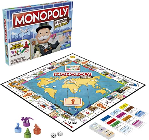 HASBRO F4007103 MONOPOLY IN VIAGGIO PER IL MONDO