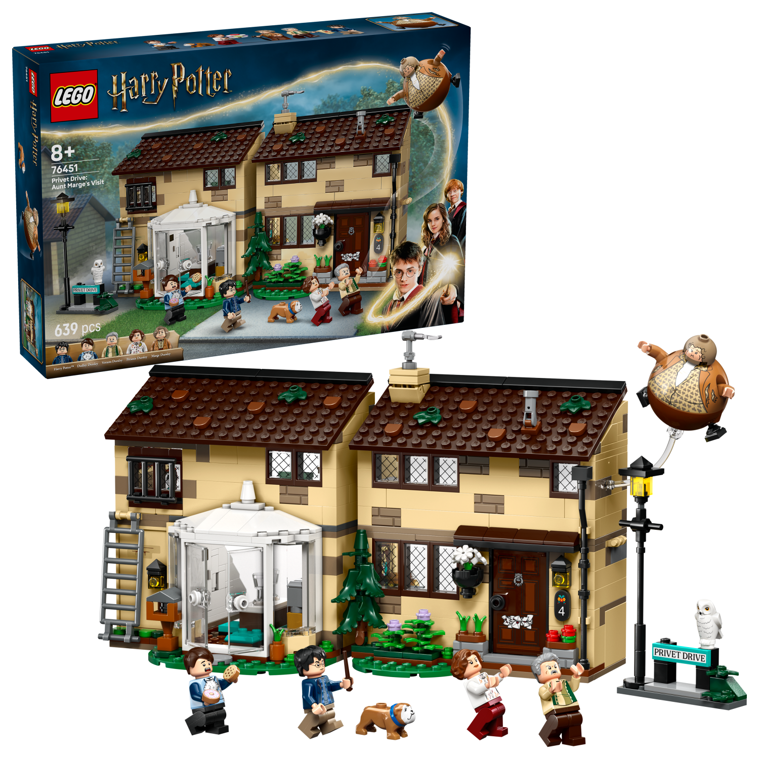 LEGO 76451 PRIVET DRIVE LA VISITA DI ZIA MARGE HARRY POTTER