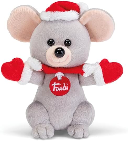 TRUDI 55571 PELUCHE TOPO VESTITO DI NATALE