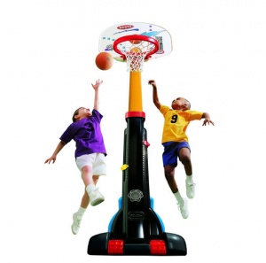 LITTLE TIKES 9004339 PALLACANESTRO REGOLABILE CON RUOTE