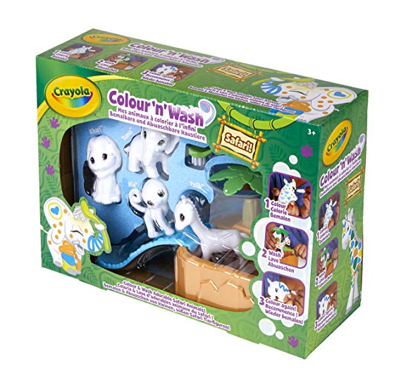 CRAYOLA 747328 WASHIMALS SAFARI SET ATTIVITA'