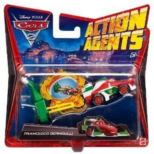 MATTEL V3021 CARS ACTION AGENT FRANCESCO BERNOULLI