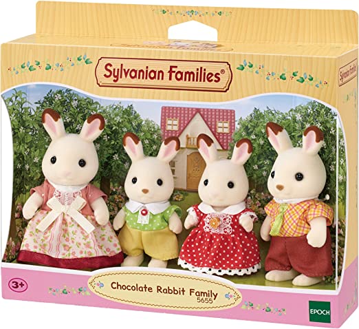 SYLVANIAN FAMILIES 5655 FAMIGLIA CONIGLI CIOCCOLATO